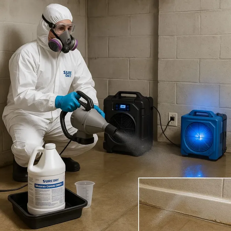 Sanitization and Odor Removal process in Wills Point, TX